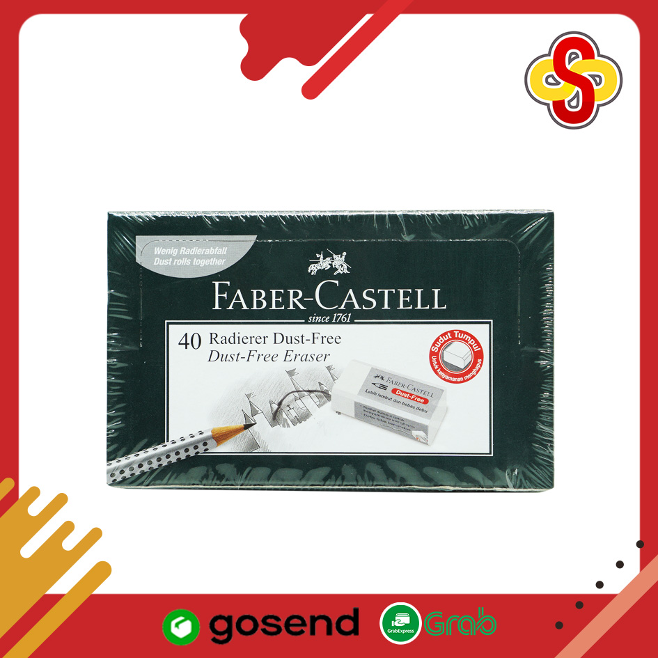 Penghapus Faber Castell Putih B40