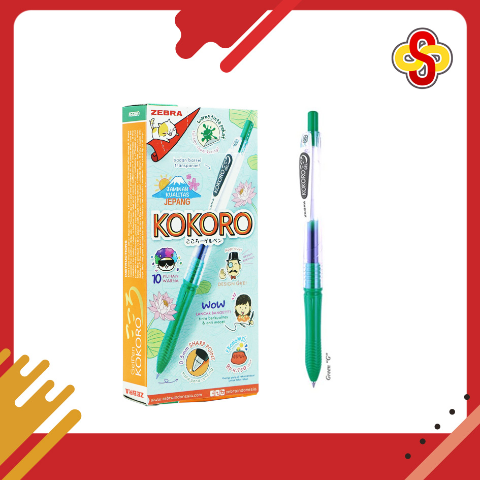 Pulpen / Gel Pen Zebra Kokoro 0.5 mm - Image 8